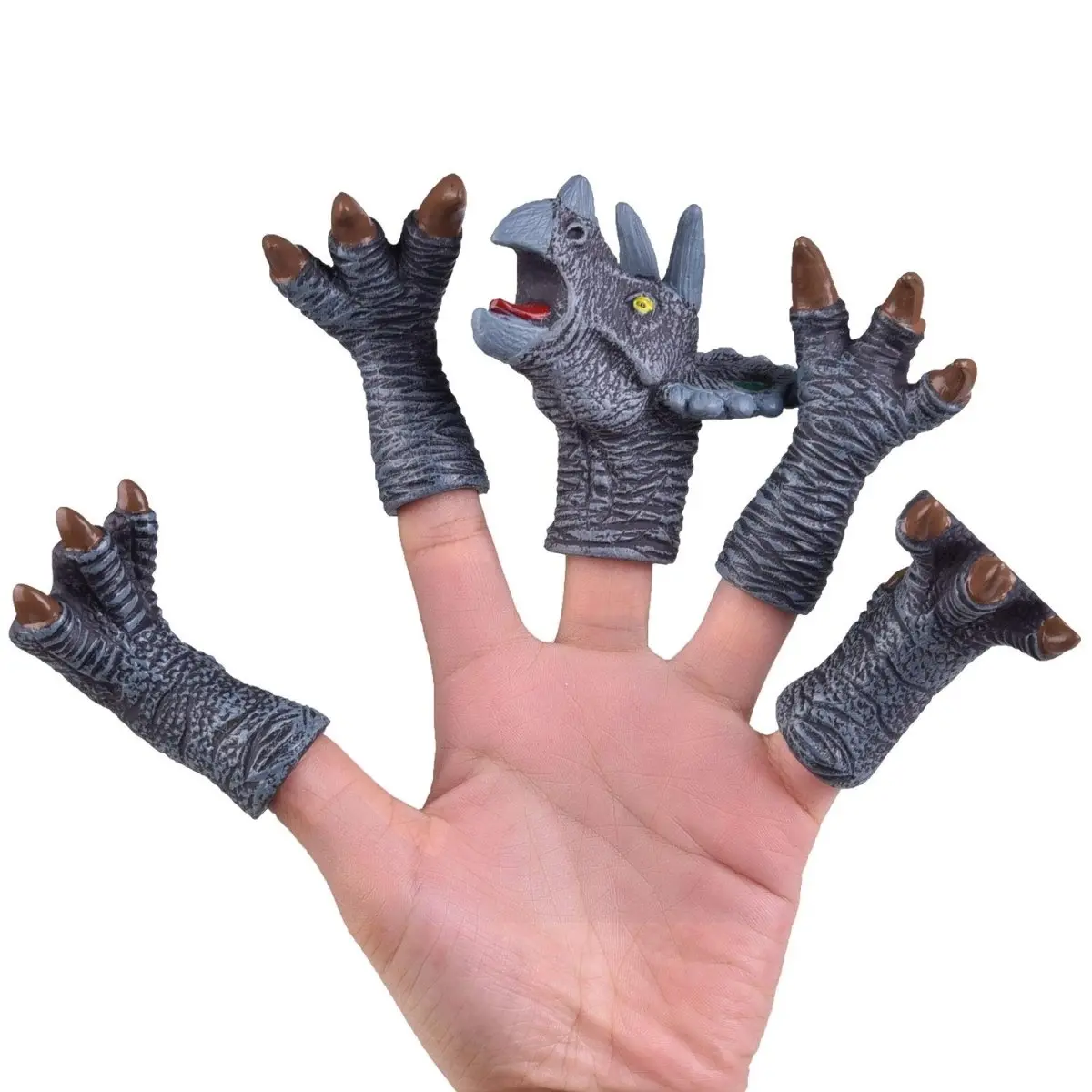 Realistic Dino Finger Puppets