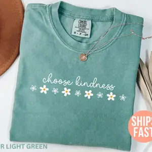 Comfort Colors Choose Kindness Shirt, Inspirational Shirt, Kindness Shirt, Motivational Shirt, Teacher Shirt, Positivity Shirt for Women