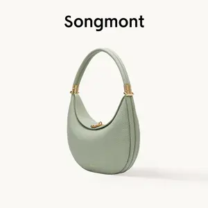 Songmont Luna Bag Greenish Effortless Spring Style Crossbody Handbag for Everyday Use