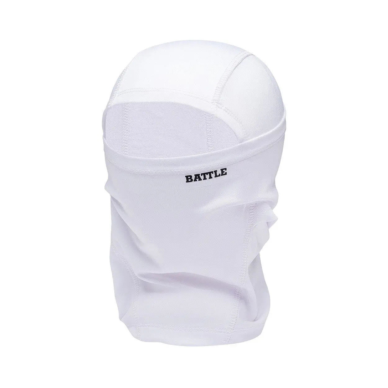 Battle Sports Shiesty Performance Mask - White Full Balaclava for Adults, Lightweight & Sweat-Wicking Polyester Cotton Blend, Athletic Face Masks, Windproof Face Mask