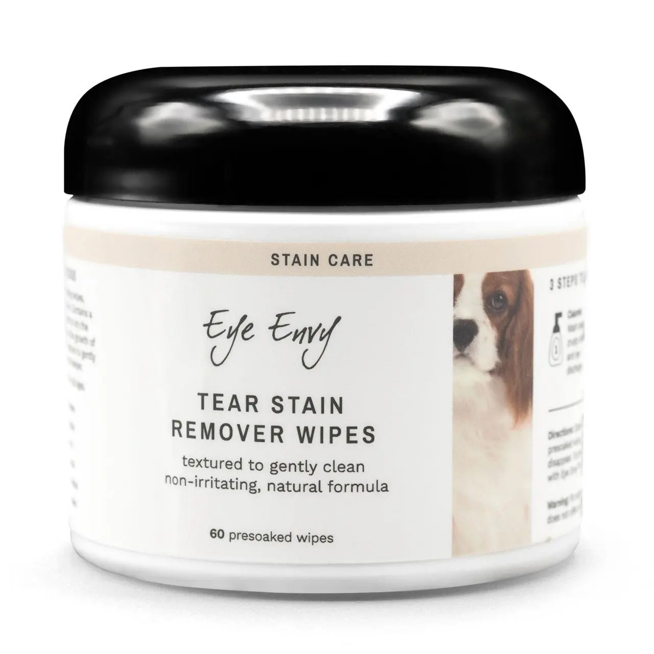 Eye Envy Dog Eye Wipes - Tear Stain Remover Wipes for Dogs & Puppies, 60 Count