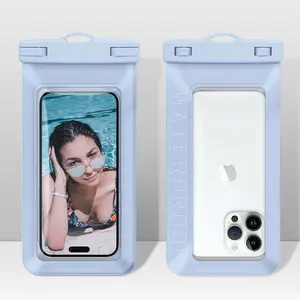 New Transparent Touchscreen Phone Case, Large Capacity Sealed Phone Storage Bag, Strap Portable Phone Protector, Outdoor Travel Phone Holder