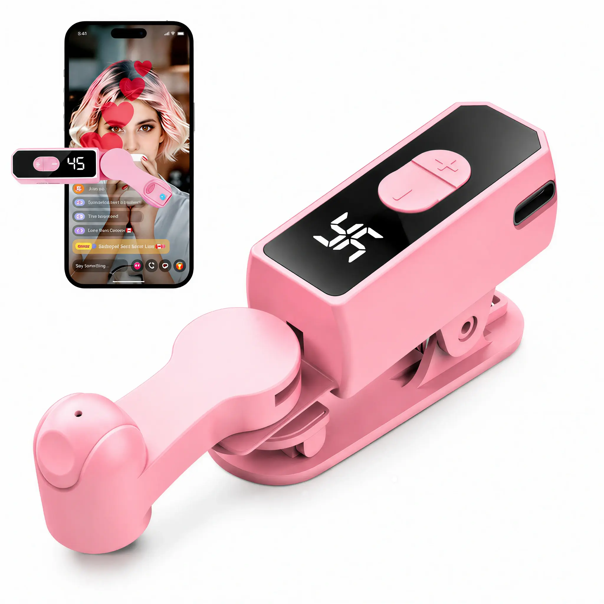 NEW Portable Rechargeable Automatic Clicker with 12-Hour Battery Life, Fast Screen Tap Simulator for Smartphones and Controllers, Adjustable Speed Smart Tapper for Shopping, Rewards, Live Likes and Repetitive Tasks