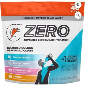 Gatorade G Zero Powder Variety Pack, 40 pk Gatorade G Zero Powder Variety Pack, 40 pk