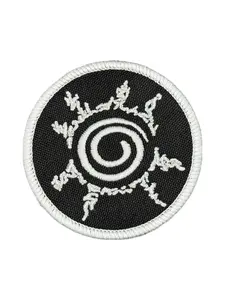 Anime Four Symbols Seal Patch: Sew-On, Iron-On, or Velcro