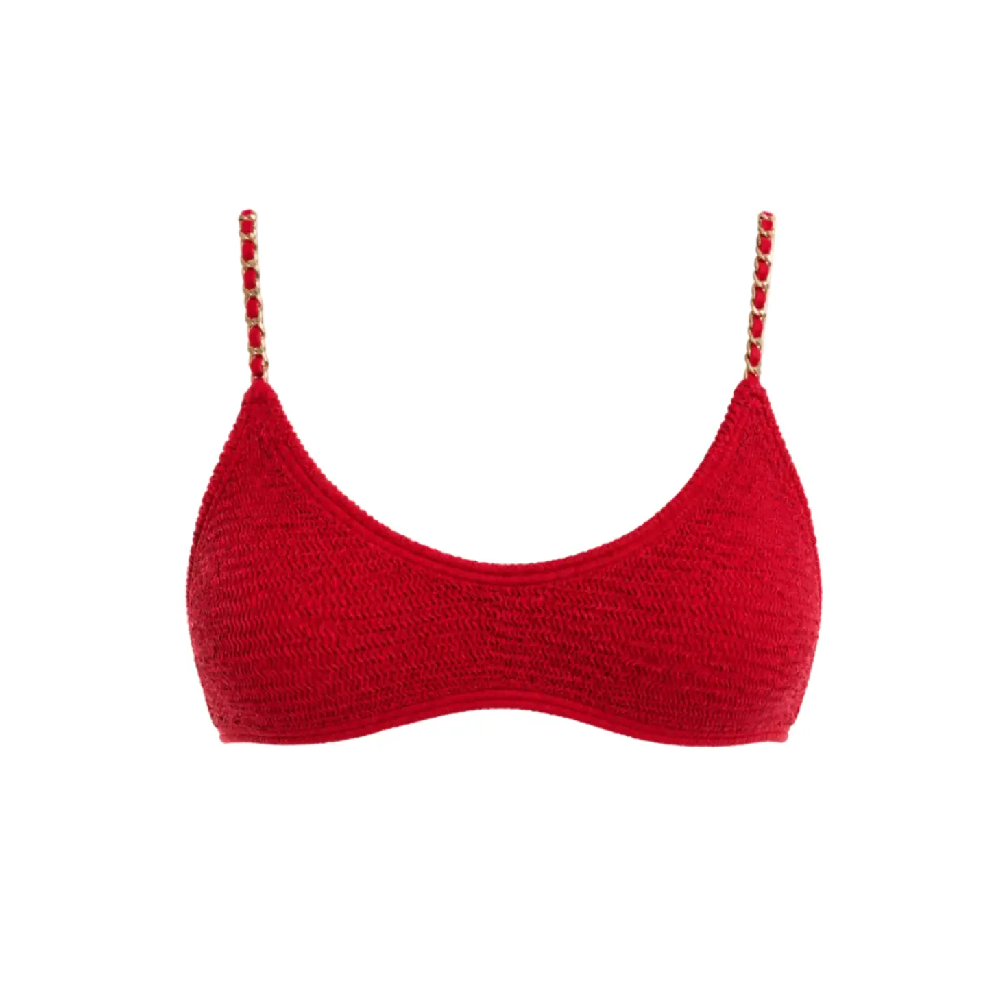 BONDI GOLD CHAIN BRALETTE BIKINI TOP