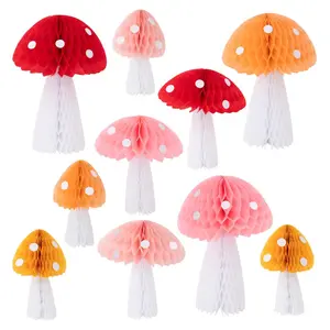 HONEYCOMB TOADSTOOL DECORATIONS