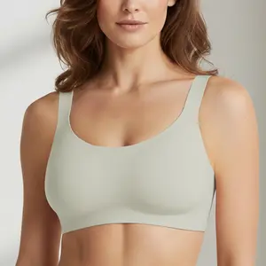 HSIA Lola Plus Size S-4XL Wireless Seamless Bra for Women Adjustable Straps Full Coverage Smooth Bralette for Everyday Comfort No Underwire Bra