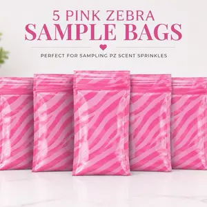 5 Pack - Pink Zebra Wax Sprinkle Samples