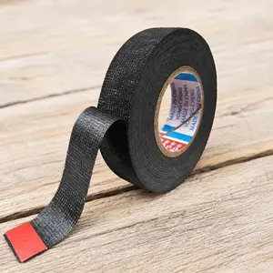 High Temperature Insulation Tape 176℃ Flame Retardant Waterproof Industrial Grade Adhesive Anti-Tear Bundling Tape Eco-Friendly Electrical Repair for Automotive Wiring and Circuit Insulation