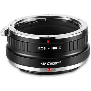 K&F Concept Lens Mount Adapter for Canon EF Mount Lens to Nikon Z6 Z7 Camera