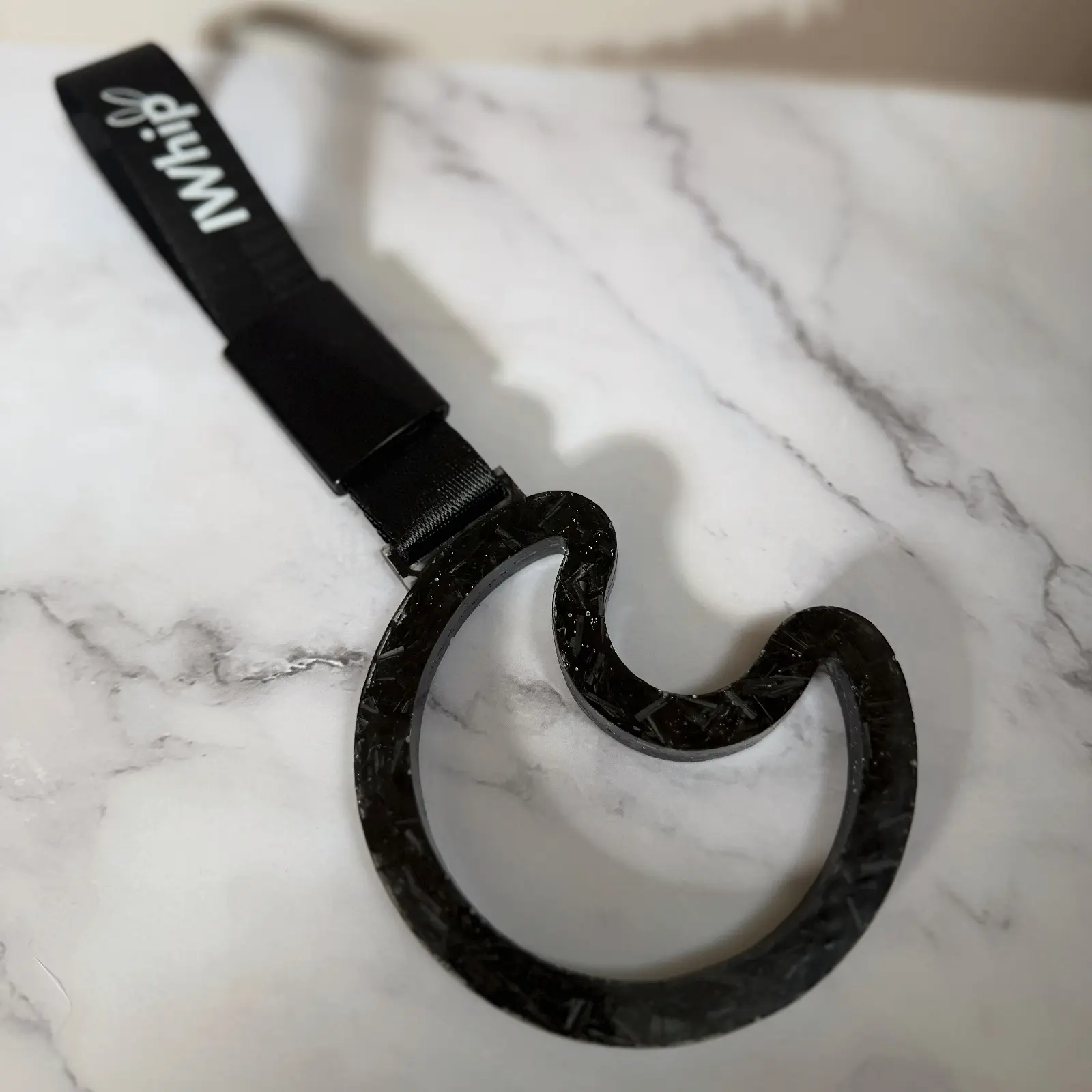 IWhip JDM Tsurikawa - Moon - Drift Hand Strap Charm Ring for Car Interior - JDM Car Accessory Gift