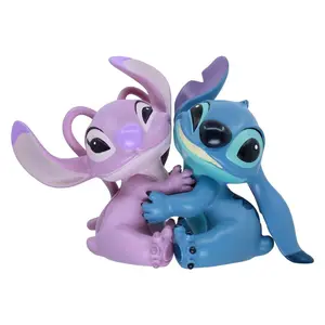 Disney Showcase Stitch & Angel Set/2 Bookends Figurine Pieces
