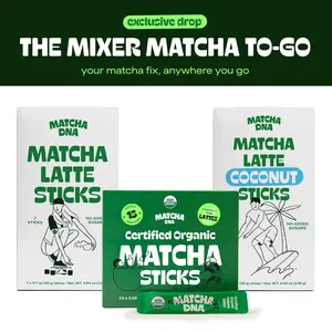 Matcha Bundle: On the go: includes:  Matcha Original 15 sticks; Matcha Latte 7 sticks & Matcha Latte Coconut 7 sticks