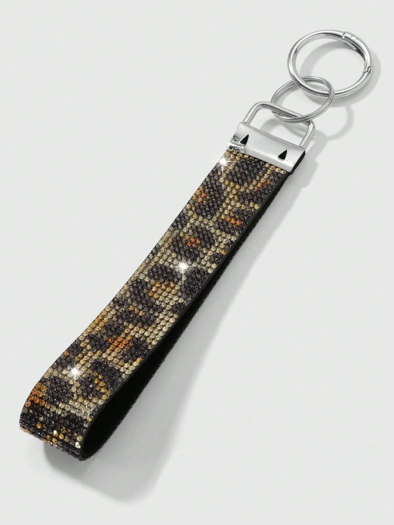 Sparkling Diamond Bracelet Keychain with Wrist Strap, Ideal Accessory for Girls and Women, Perfect for Keys, ID, and Small Essentials, Stylish Keychain, Wristlet Keychain