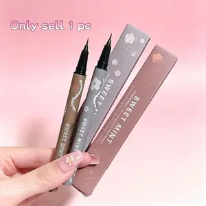 SWEET MINT Flora Language Eyeliner Pen, Liquid Eye Liner, Special Offer, Waterproof and Smudge-Proof, Smooth and Flowing, Ideal for Beginners, Precise Application
