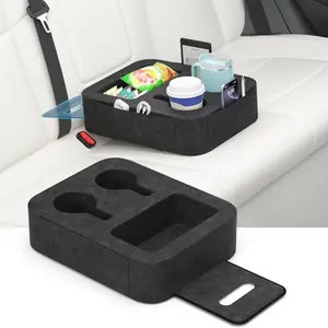 Car Cup Holder Pillow, Backseat Car & Bench Seat Cup Holder for iPad, Switch, Controllers, Remotes, Glasses, Drink Holder for Car, Couch, Bed, Desk, Camping, Automotive Cup Holders, Sofa Caddy