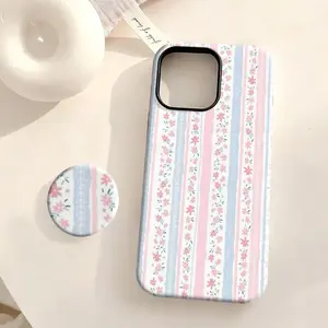 Love Shack Fancy Floral Case Coquette Girl Cover,Compatible For iPhone 17 16 15 14 13 12 Plus Pro Max,Samsung S25 S24 S23 S22 Plus Ultra 1