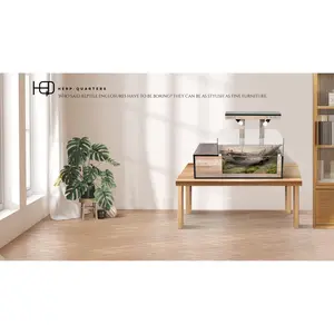 Herp Habitat Elite Wooden Enclosure for Reptiles Tortoise, Lizard or Bearded Dragons