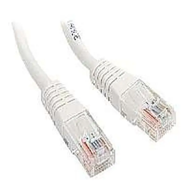 Startech M45PATCH1WH Durable Molded Cat 5E UTP Patch Cable - 1 ft, 1 x RJ-45 Male Molded Ends, T568A Wiring, White for Ethernet Network Connections & Power-Over-Ethernet