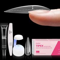 224 Pcs Long Stiletto Kit with File