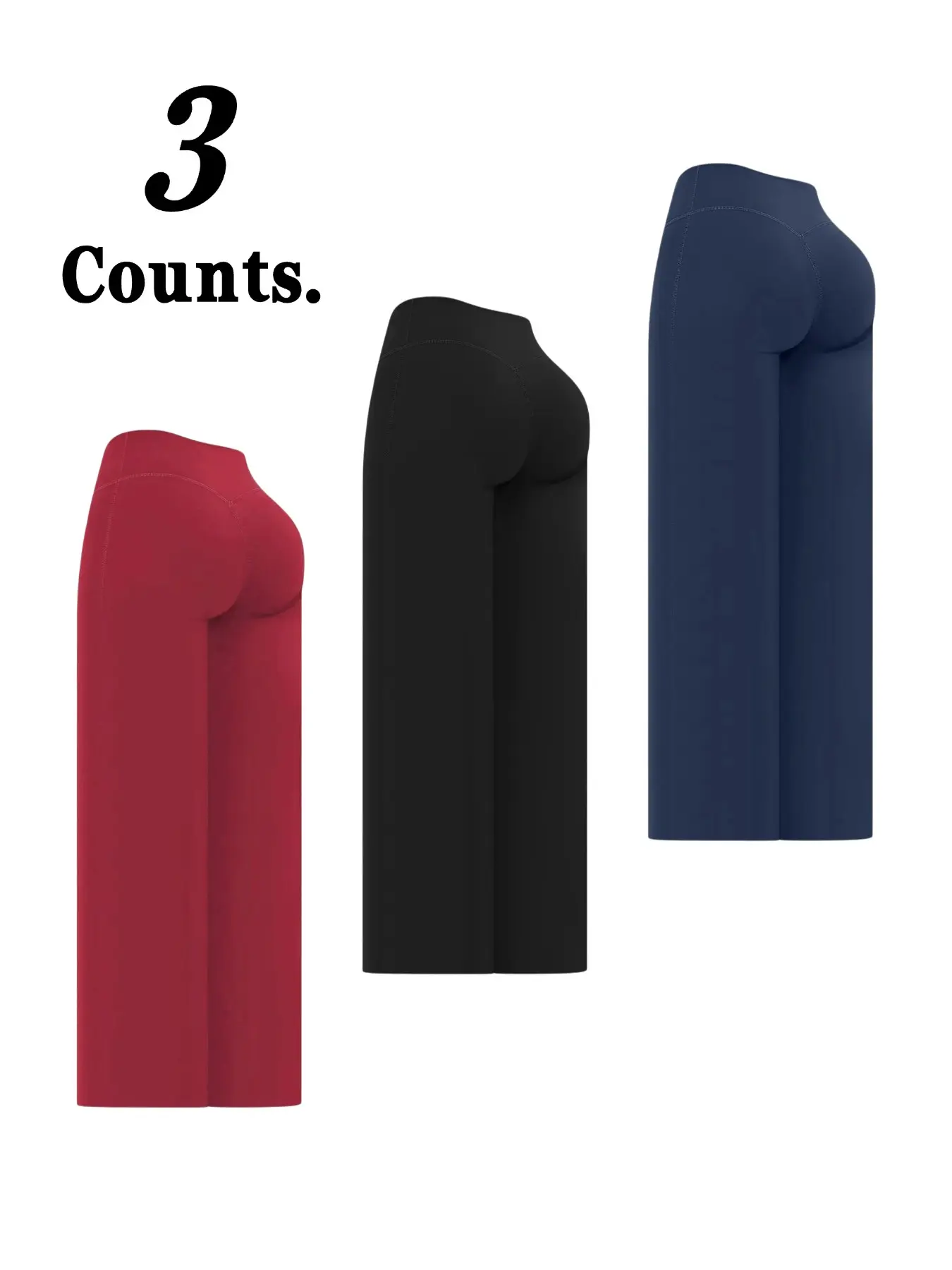 Women's Sporty Style Solid Color Loose-Fit Wide-Leg Pants, Breathable Fabric, Ideal for Yoga, Outdoor Running & Gym, All-Season Wear