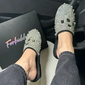 She’s no Diva Glam Gemstones Slide Mules shoes Footwear Women Comfort
