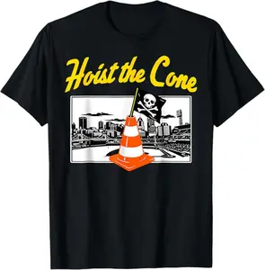 Hoist The Cone Funny Baseball Meme T-Shirt