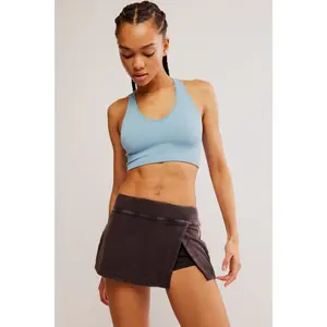 Free People Movement: Hot Shot Mini Skort in Black