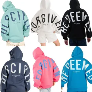 GLO Kingdom Essential Hoodie| Christian Oversized Hoodies, Heavyweight Faith Sweatshirts with Yahweh, Yeshua, Forgiven Designs, Super Soft Religious Apparel Gifts for Women & Men8x4xGift