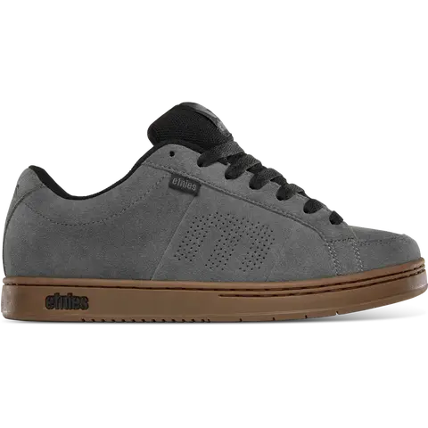 etnies Kingpin Classic Plain Men's Retro Look 90's Chunky Wide Fit Cupsole Skate Sneaker - Suede Sustainable California-Designed Outdoor Trainer, Plush Padded Tongue, EVA Cushioning, Closed Round Toe, Laced High-Volume Rubber Comfort Sports Footwear