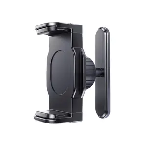 Magnetic Phone Holder for Gym Workouts, Portable Gym Magnetic Phone Holder with Magnet Base Attach to Metal Surface, 360° Adjustable Gym Phone Holder Magnet Mount for 4-6.7in Smartphones, Fitness Accessory for Men & Women