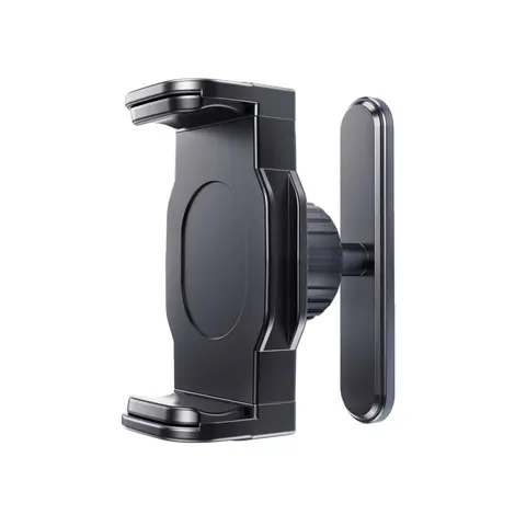 Portable Magnetic Cellphone Mount with Magnetic Phone Grip - Metal Surface-Attachable Base, 360° Rotation, 4-6.7" Fit, Wide Compatibility, Gym & Outdoor Sports Accessory