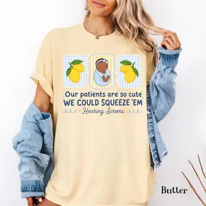 Comfort Colors Lemon Labor and Delivery Nurse Shirt, Antepartum Care, NICU Team, Neonatal Intensive Care, Lactation Support