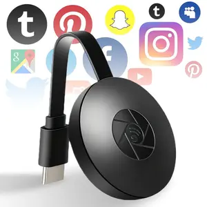 Wireless HDMI Display Adapter – 2.4GHz WiFi HD Screen Mirroring Device for Smartphones, Tablets, Laptops, Stream Videos, Photos, Media Files to TV, Projector, Monitor, Support Miracast Airplay DLNA