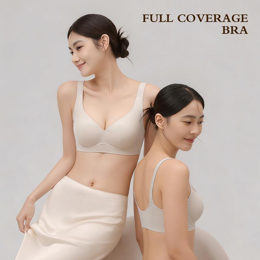 Womens Jelly Bras Full Coverage Wireless Supportive Bra Push Up Plus Size Comfort Soft No Underwire Seamless Comfortable Wireless T-Shirt Everyday Bras Wings Leopard Push-Up Print Set