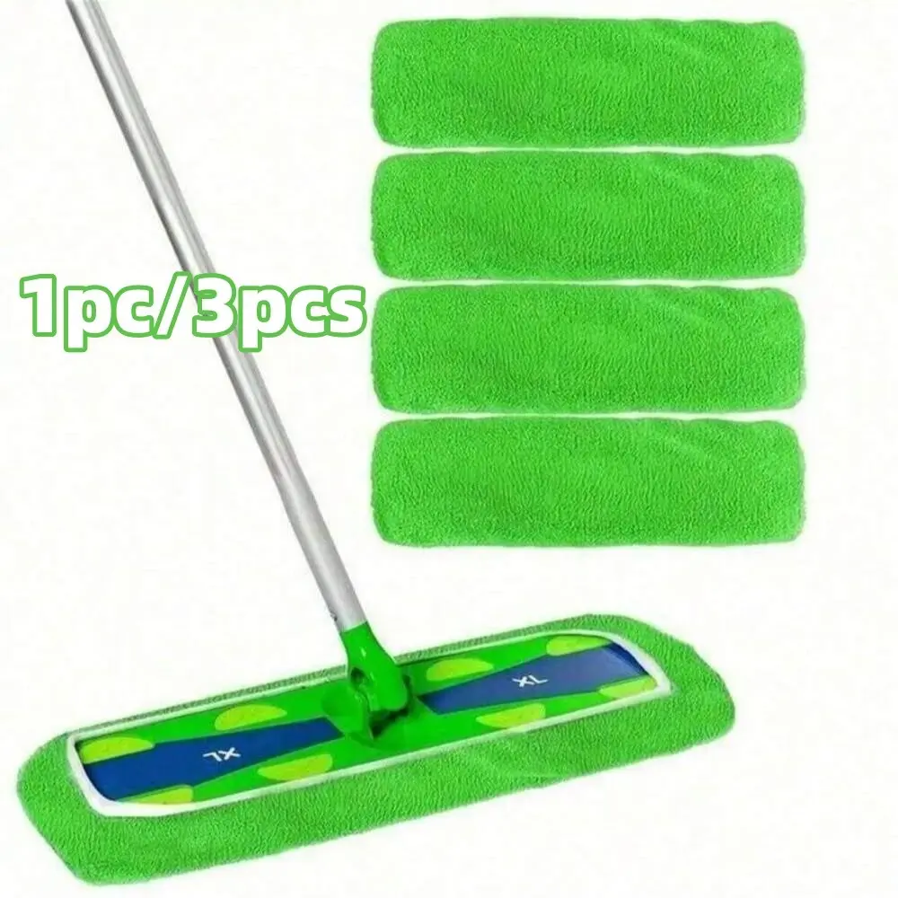 Reusable Microfiber Cleaning Pads, Compatible with Dry & Wet Sponges, Suitable for Hardwood Floors, 2/4/6/8 Pieces Set, Replacement Mop Pads, Flat Mop Pads