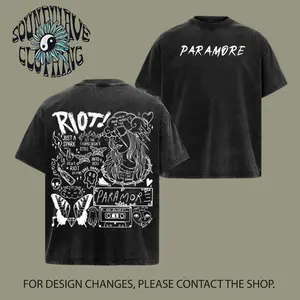 Retro Paramore Riot! T-shirt , Paramore T-shirt & Hoodie , Rock Band Shirt, Retro Music Tee, Rock Music Lover Shirt, Vintage Band Shirts Casual Fabric Fit Top , Top Men's and Women's Clothing