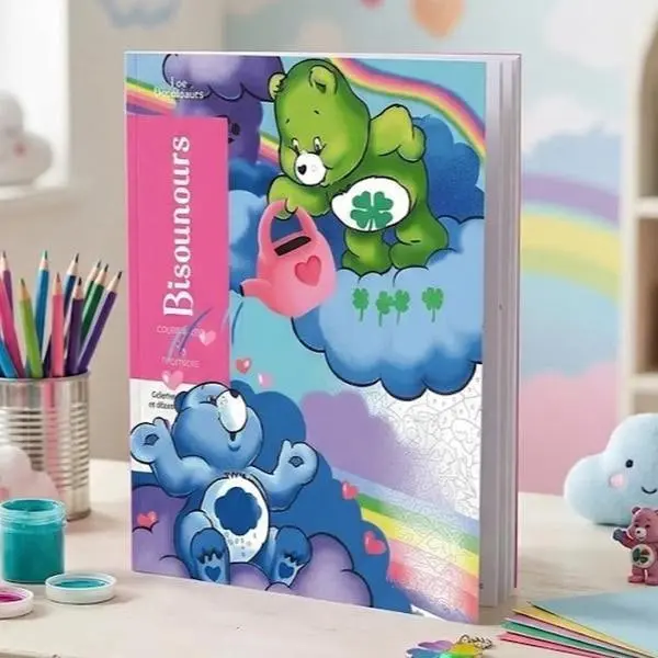 Mystery Coloring Book for Kids – Care Bears Volume 1, Color by Number