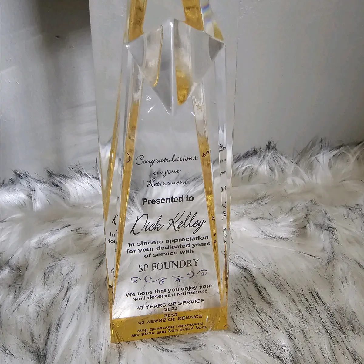 Sub acrylics awards Sub acrylics awards