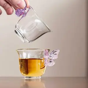Nancy Butterfly Glass Tea Cup 60ml