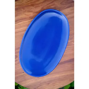Oval Platter in American Blue