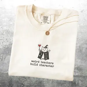 Weird Teachers Club Shirt, Funny Teacher T-Shirt, Quirky Educator Tee, Comfort Colors Teacher Humor Shirt, Teacher Appreciation Gift