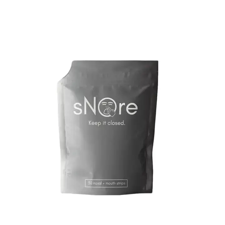 Mouth Tape & Nasal Strips Combo Kit, Anti-Snoring Solution for Better Breathing, Restful Sleep & Increased Endurance, 30-Day Supply for Athletes & Fitness, Beard Friendly, Fitness For Everyone, 30 Days