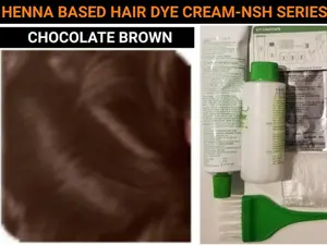 Dye Gray Hair Chocolate Brown-Natural Brown-Dark Brown-Light Brown-Golden Brown with Henna Hair Dye Cream or Change Hair Color-Permanent Long lasting hair dye colors-Silicone Free-Organic-Suitable for Women-Men-All Genders