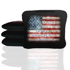 Pledge of Allegiance Cornhole Bags