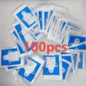 100pcs Disposable Adult Transparent Apron, Ideal for Cooking, Painting, Outdoor Dining, Kitchen Accessories, BBQ, Restaurant Use