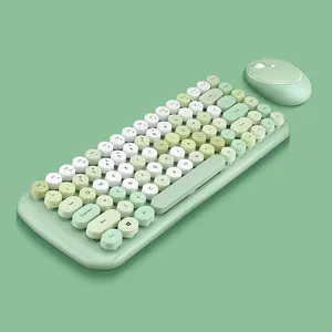 MOFII Candy Mixed Color Wireless 2.4G Keyboard And Mouse Set For Desktop And Notebook