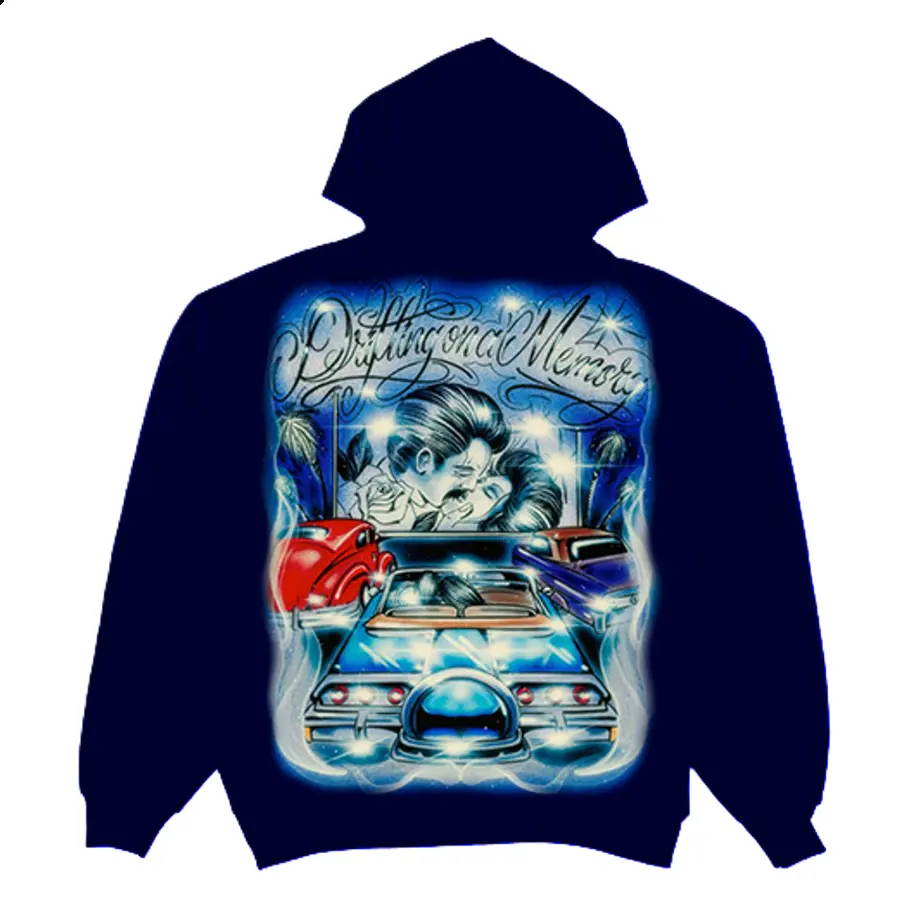 DRIFTING ON A MEMORY Hoodie, graphic tees chicanos clothing, gangsster Tattoo Sweatshirt, Hoodie, Shirt, Tops Cotton Fabric, women men gift, Oversized shirt, sweatshirt, hoodie