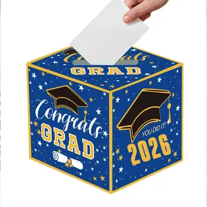 2026 Graduation Decoration Box, Graduation Wishes Voting Storage Box, Graduation Party Decorations, Essential Event Supplies, Themed Gift Box, Gift Boxed